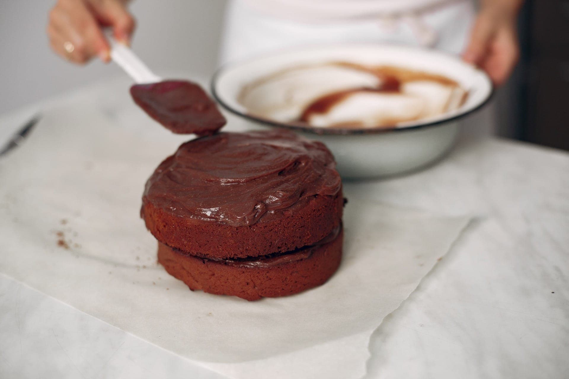 Bolo de fondue leva muito chocolate