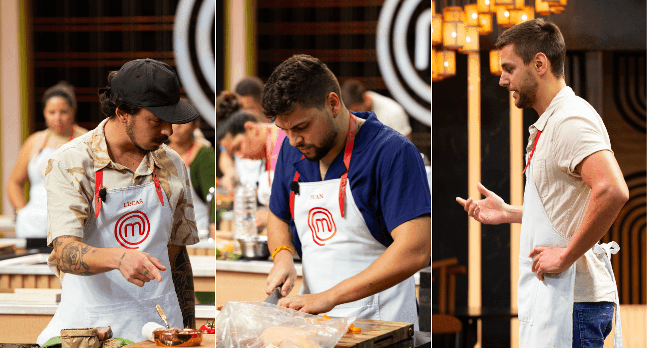 Lucas, Juan e Pietro: galãs do MasterChef 2024