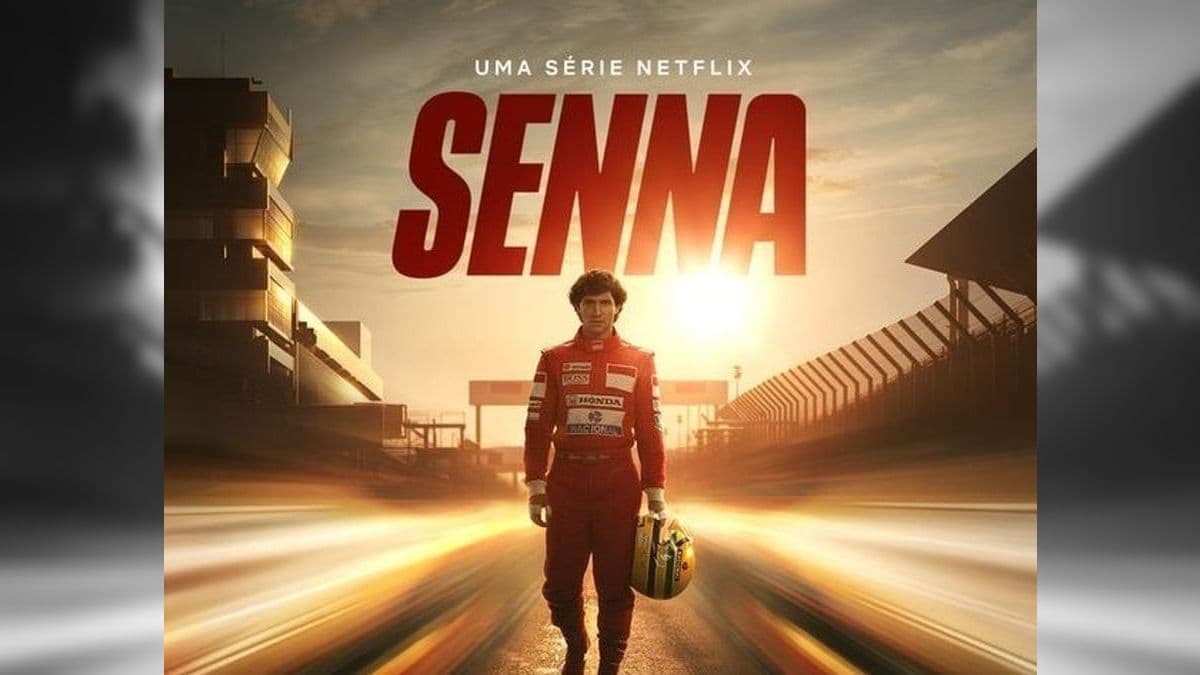 Poster da minissérie Senna