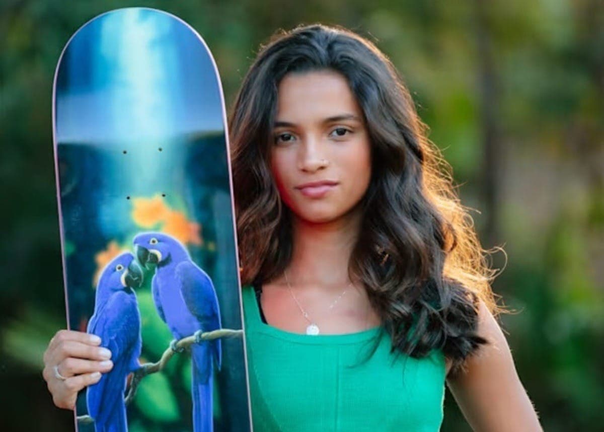 Rayssa Leal e o skate da Olimpíada