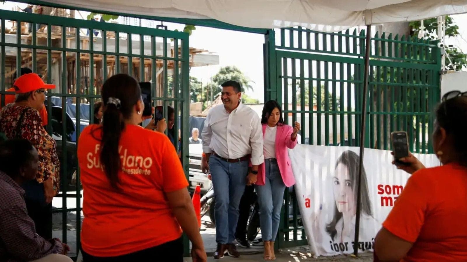 Freddy Superlano e esposa