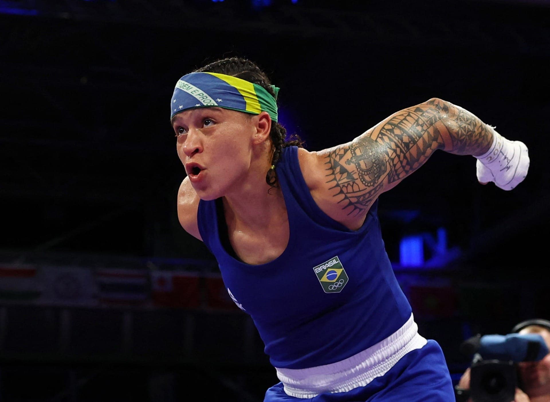 Bia Ferreira, do boxe