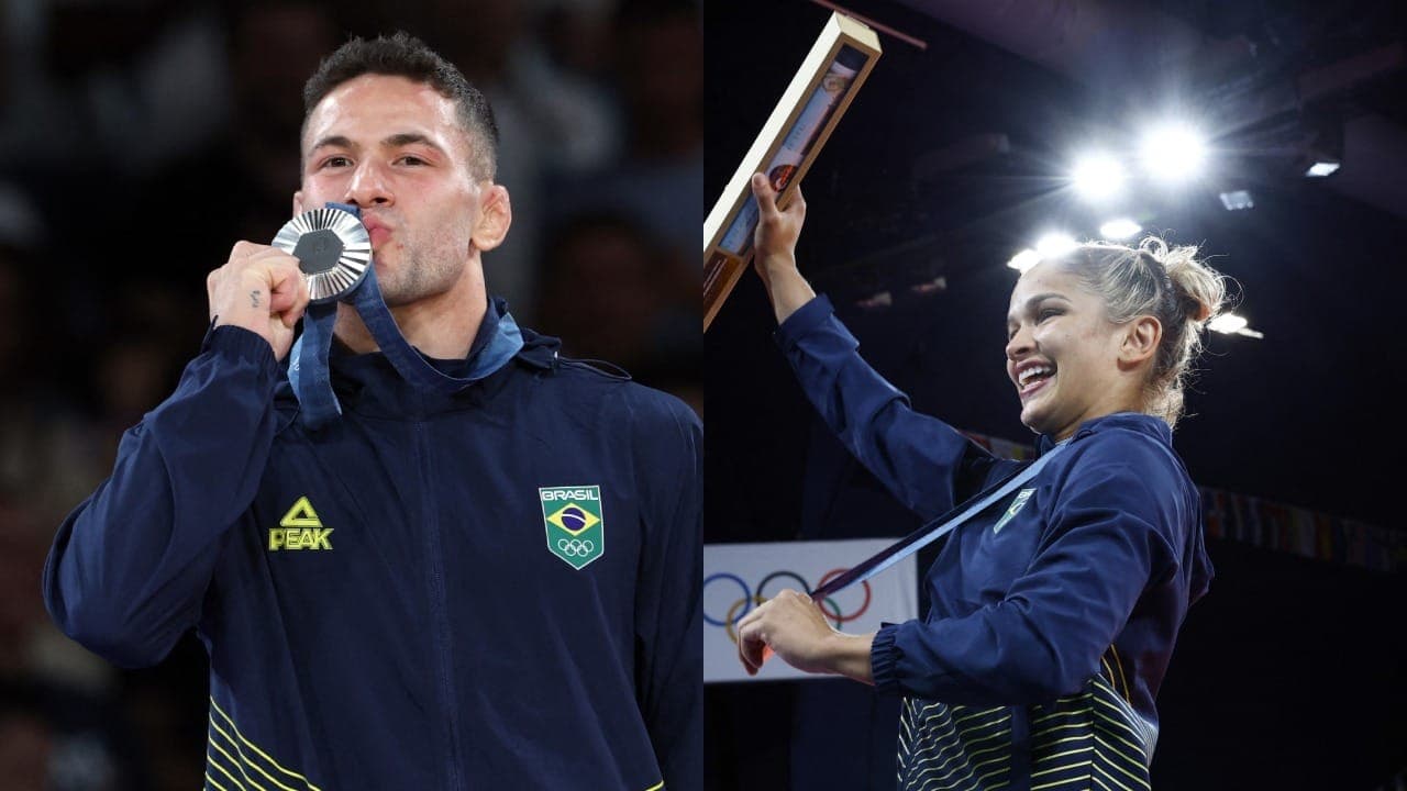 Willian Lima e Larissa Pimenta