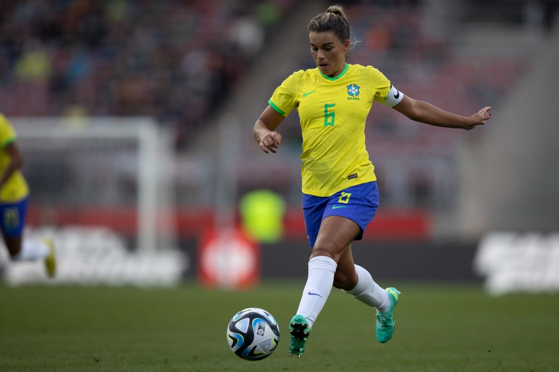 Tamires, jogadora da Seleção Brasileira