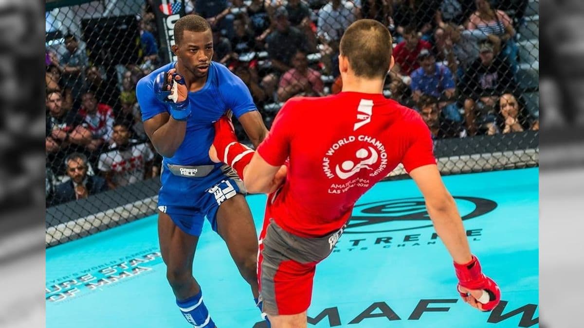 Luta de MMA organizada pela IMMAF