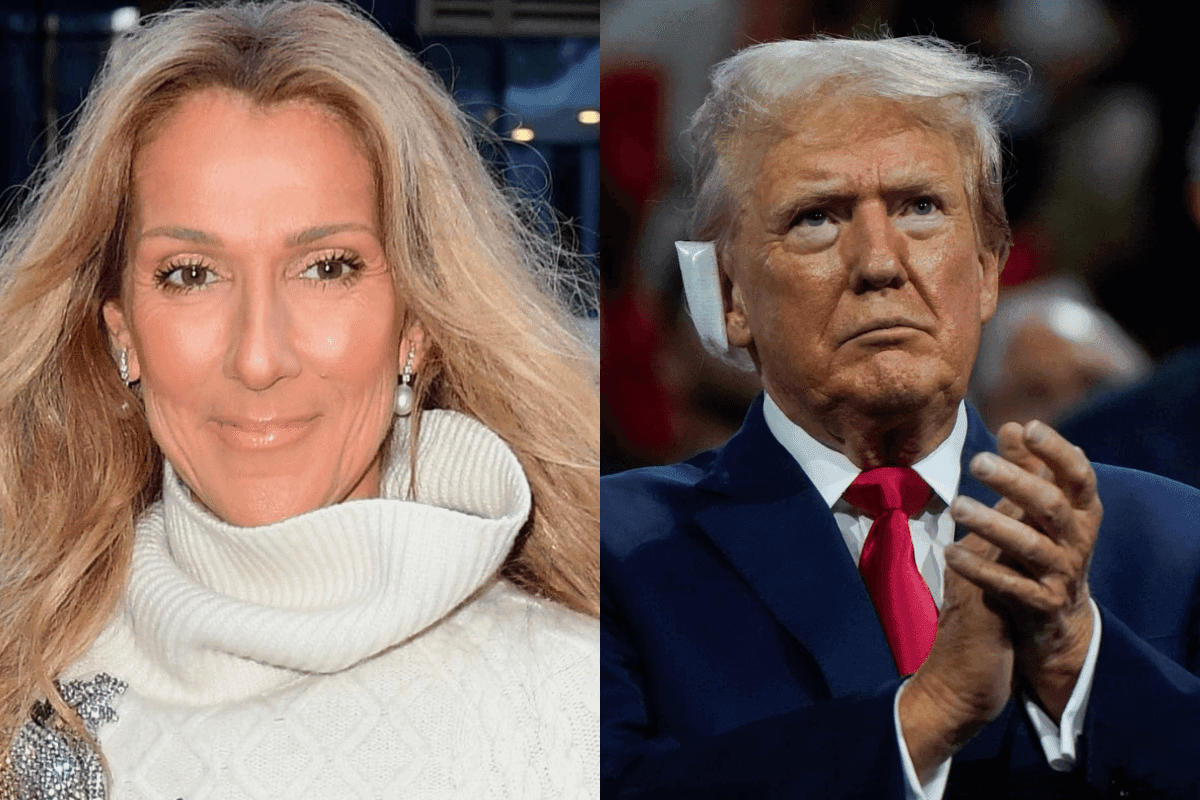 Célie Dion e Trump 