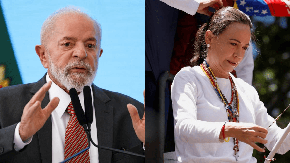 María Corina Machado e Lula