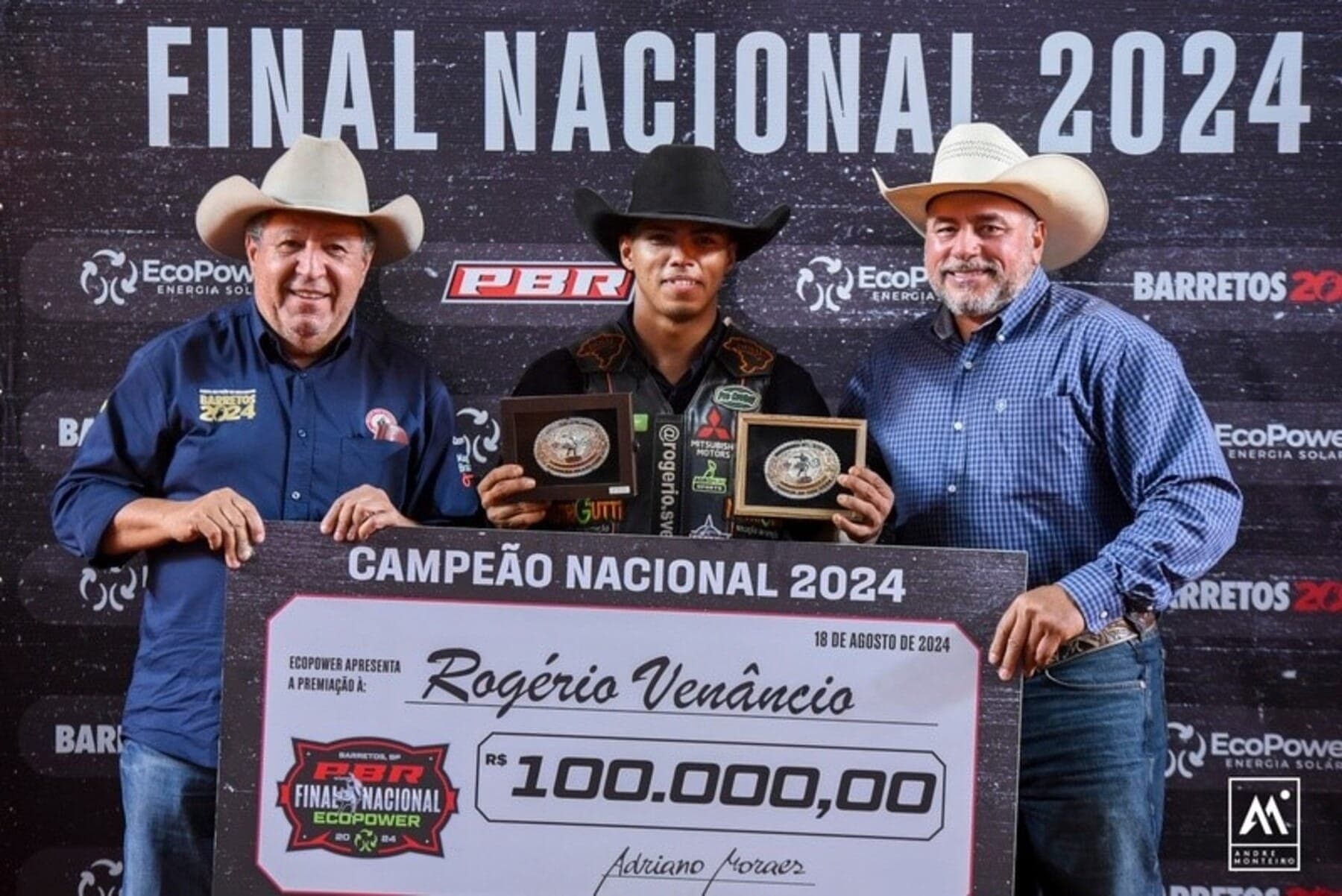 Campeão da etapa PBR Brazil em Barretos