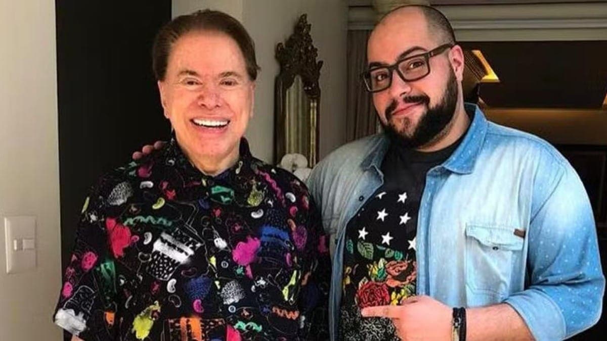 Silvio Santos e Tiago Abravanel 
