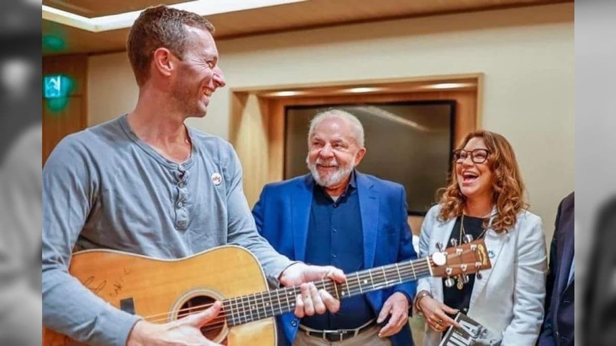 Presidente Lula em encontro com Chris Martin