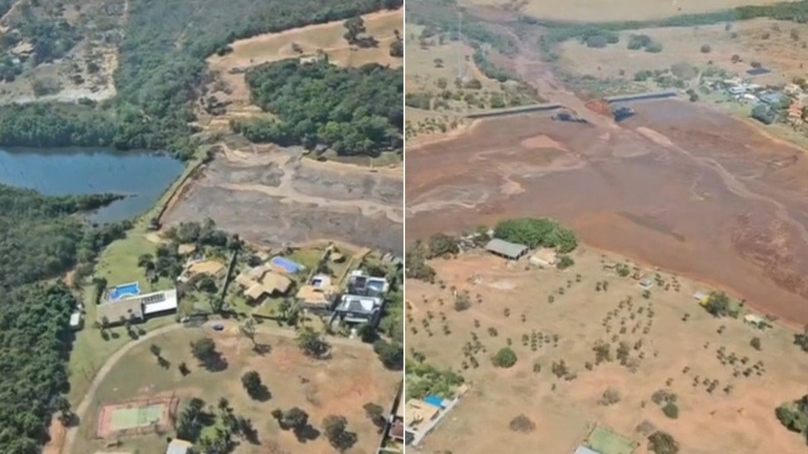 Rompimento de barragem no Mato Grosso do Sul