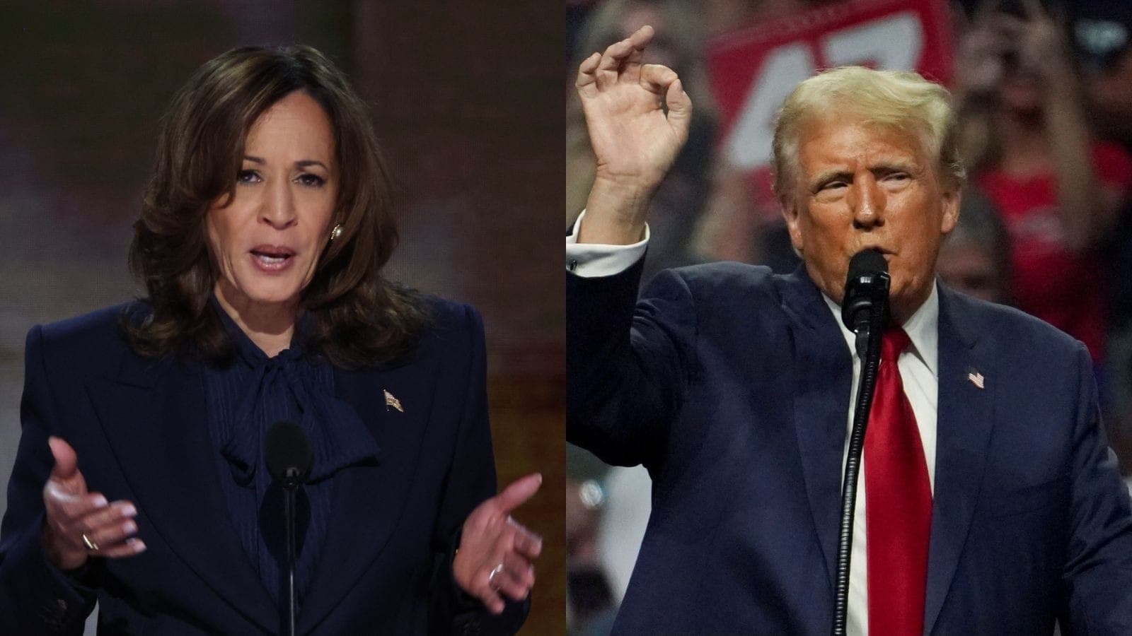 Kamala Harris e Donald Trump