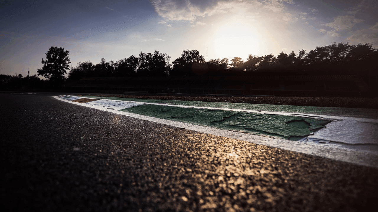 Zebra do circuito de Monza, na Itália
