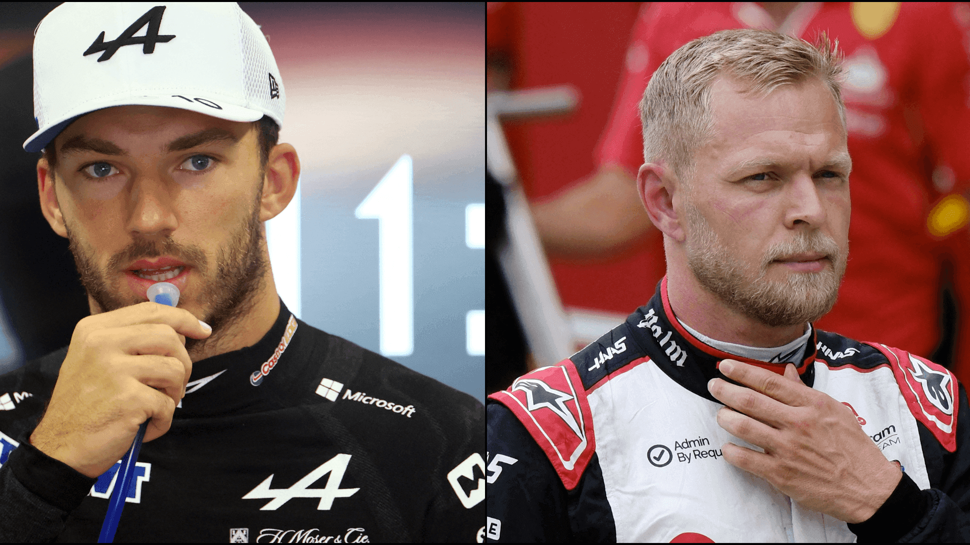 Pierre Gasly e Keving Magnussen