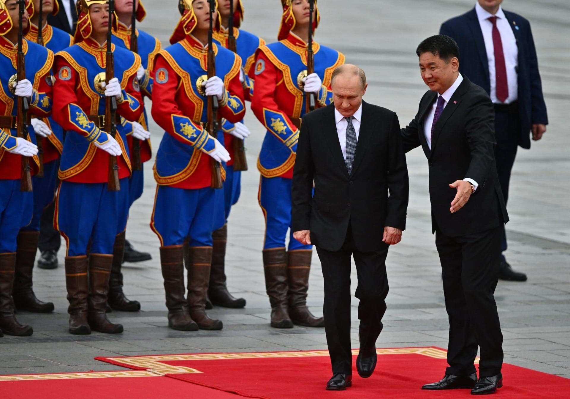 Putin visita a Mongólia