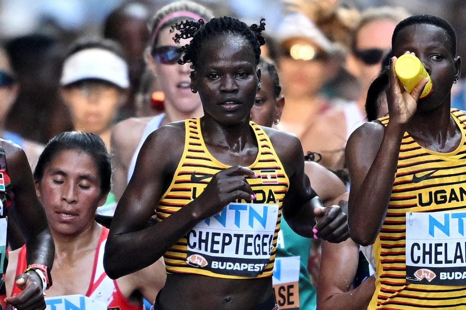 Rebecca Cheptegei, em foto de 2023