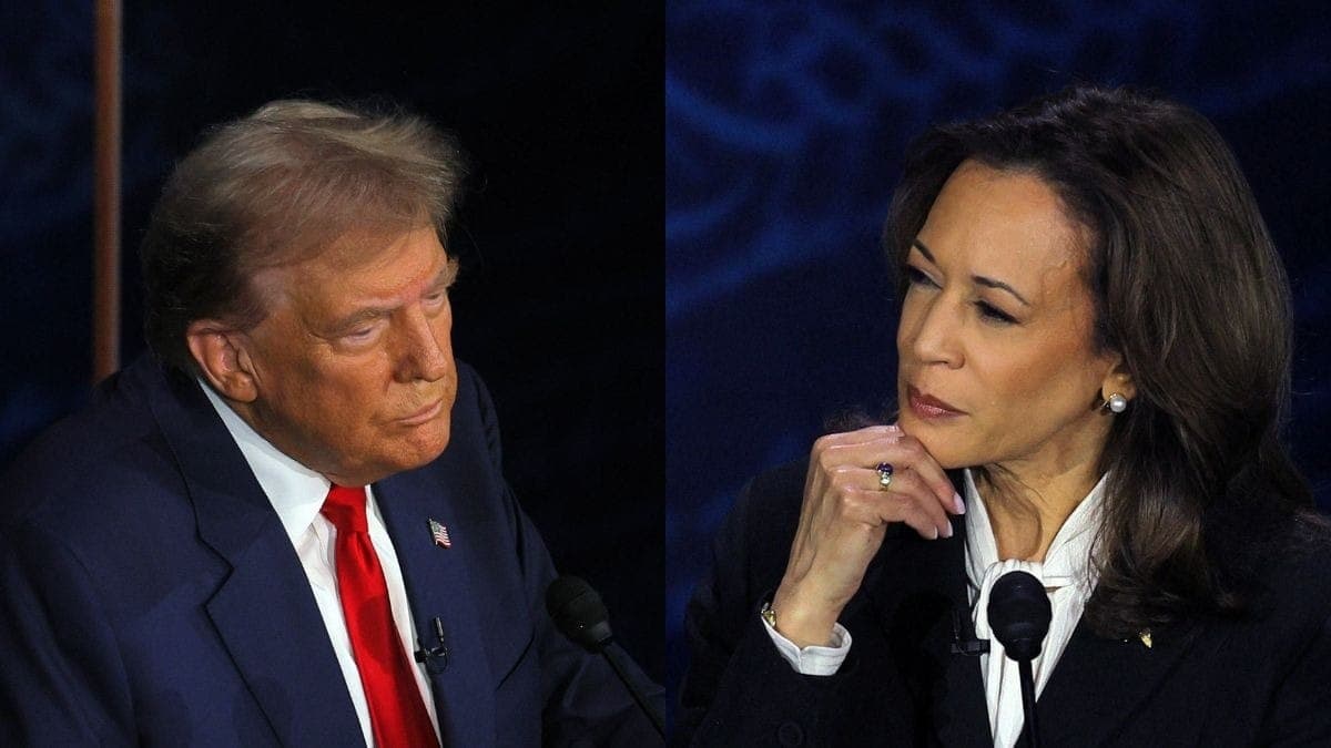 Donald Trump e Kamala Harris