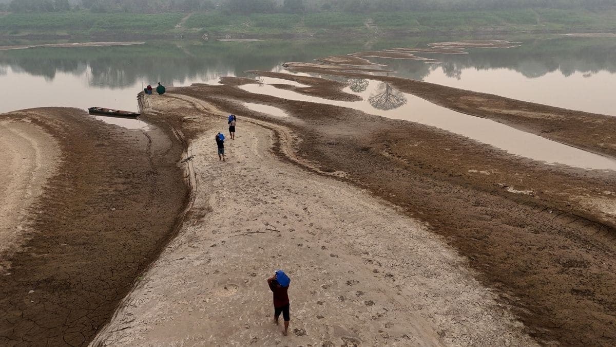 Seca no Rio Madeira em Humaitá, no Amazonas