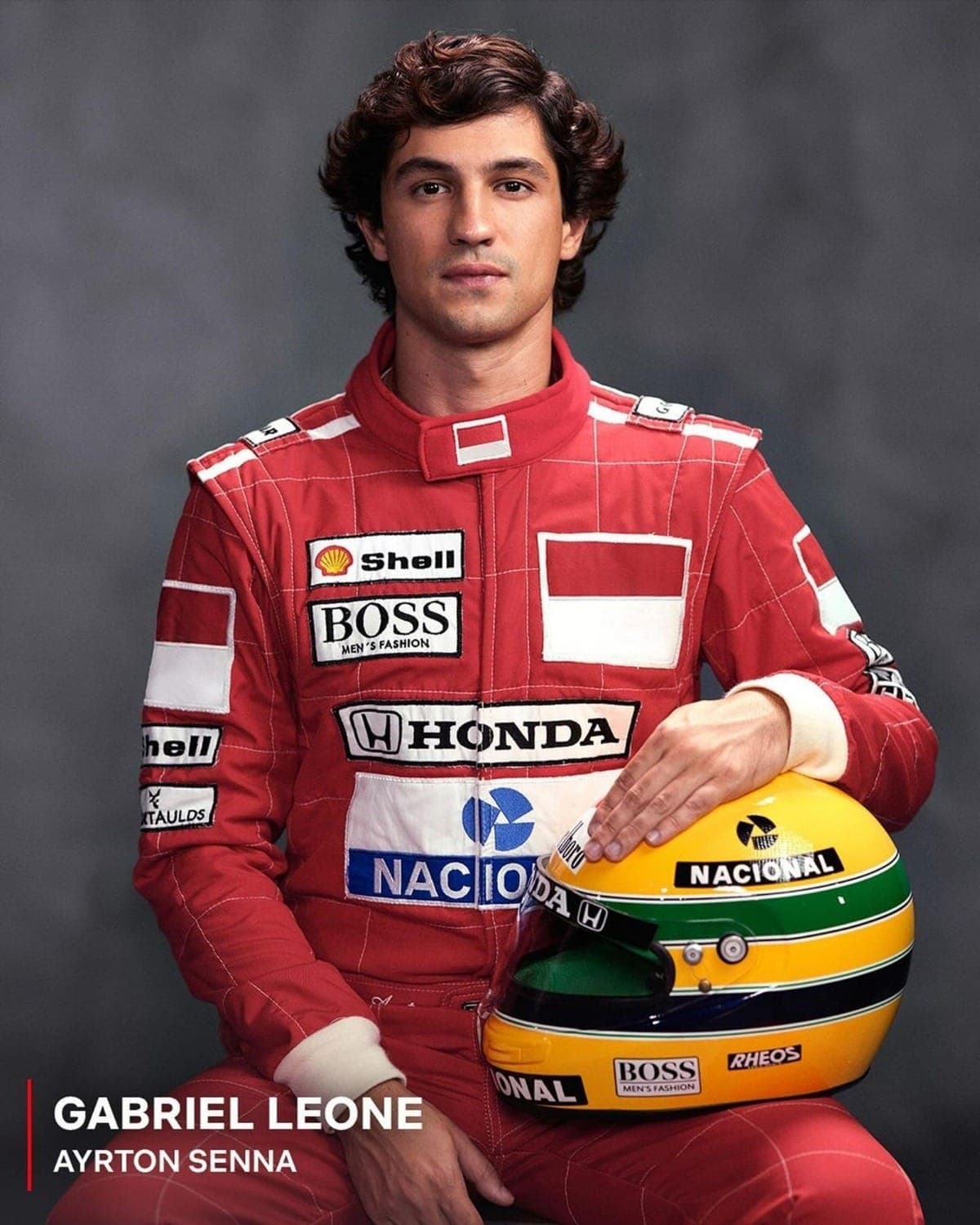 Gabriel Leone, como Ayrton Senna