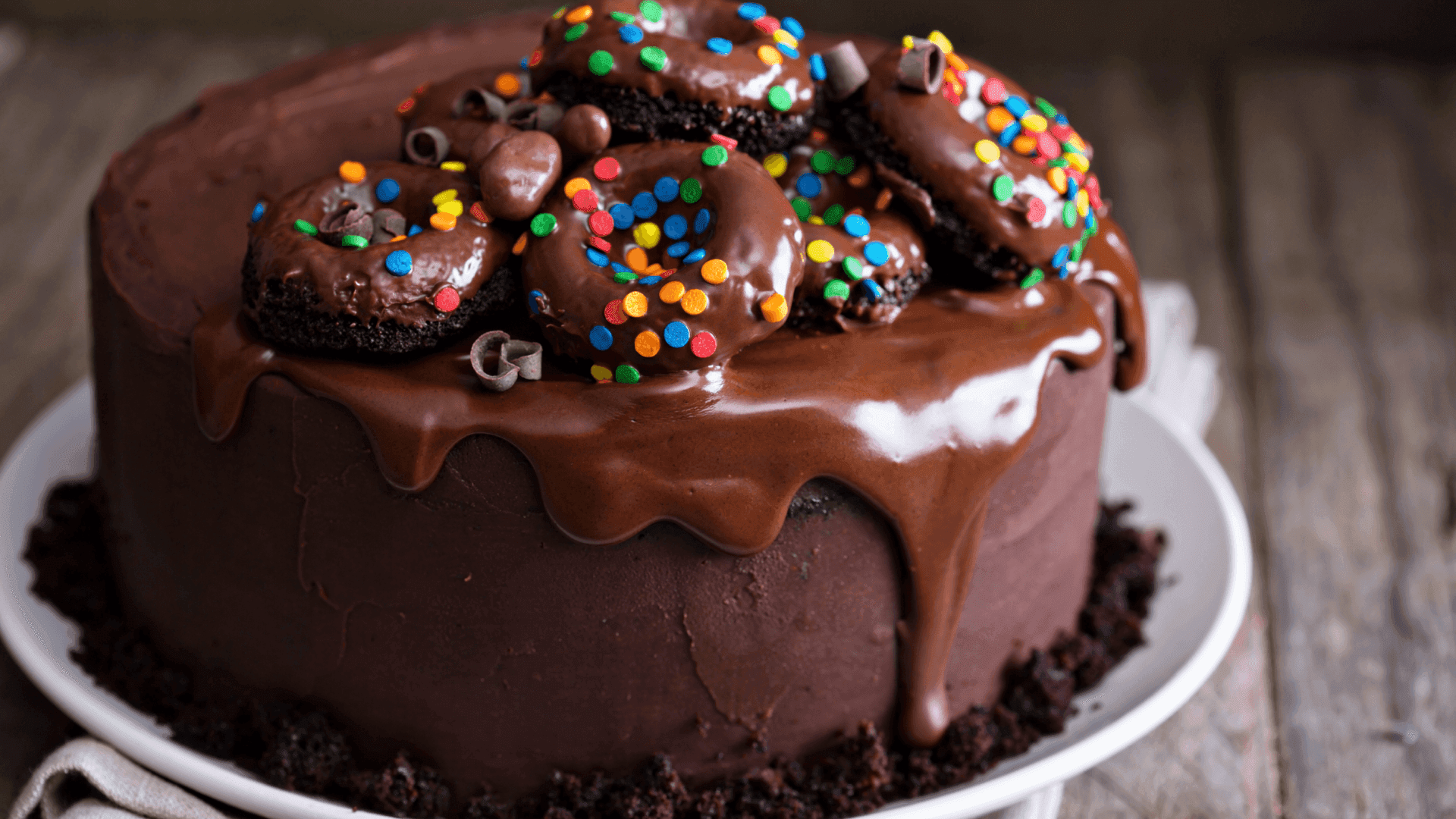 Bolo de chocolate deliciosos