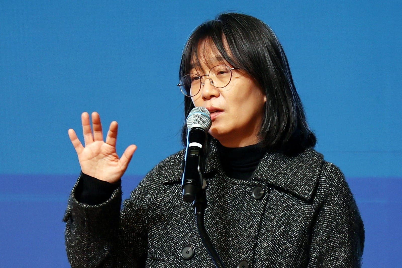 Escritora Han Kang, vencedora do Nobel