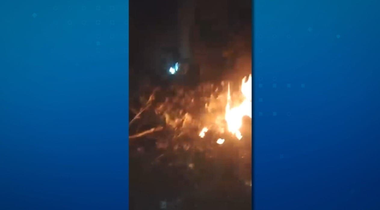 Destroços de avião que caiu em Paraibuna (SP)
