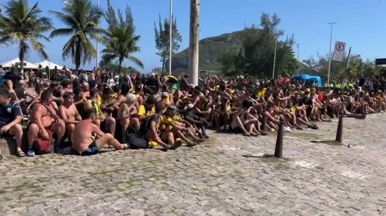 Torcedores detidos do Peñarol