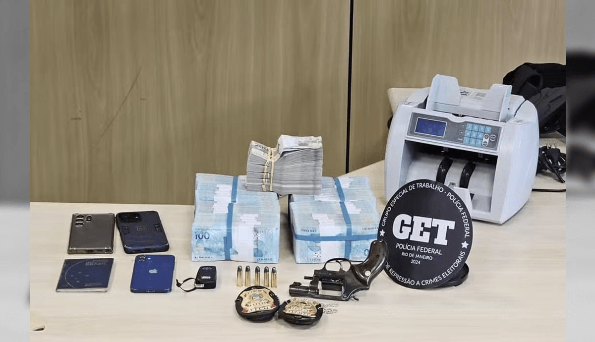  Polícia Federal prende dois homens com R$ 500 mil