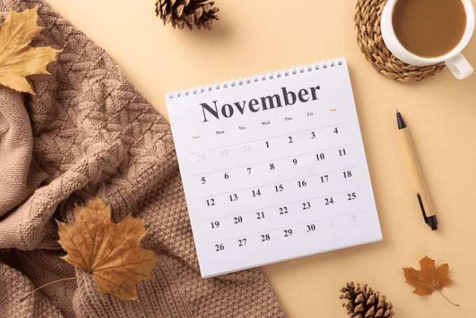 Datas importantes de novembro
