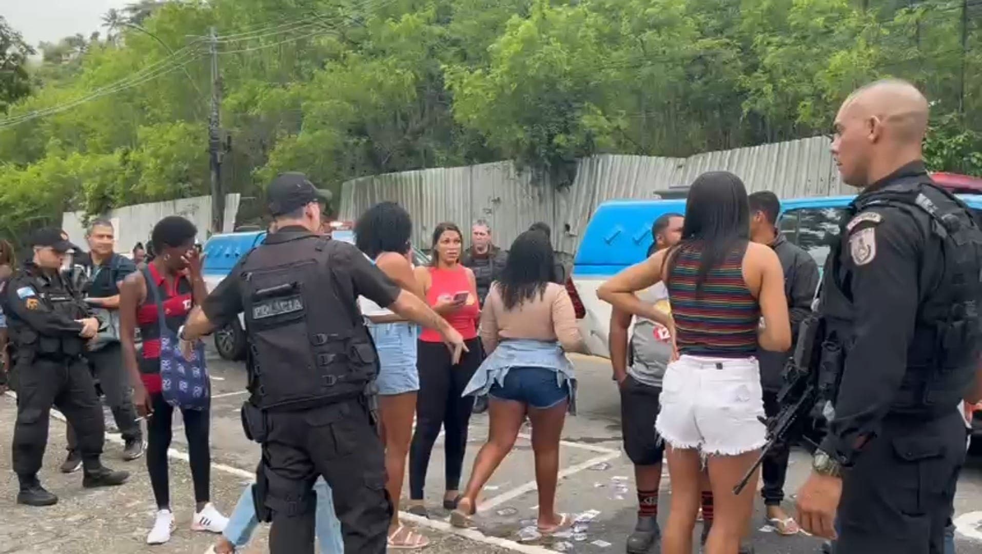 Grupo detido em Niterói