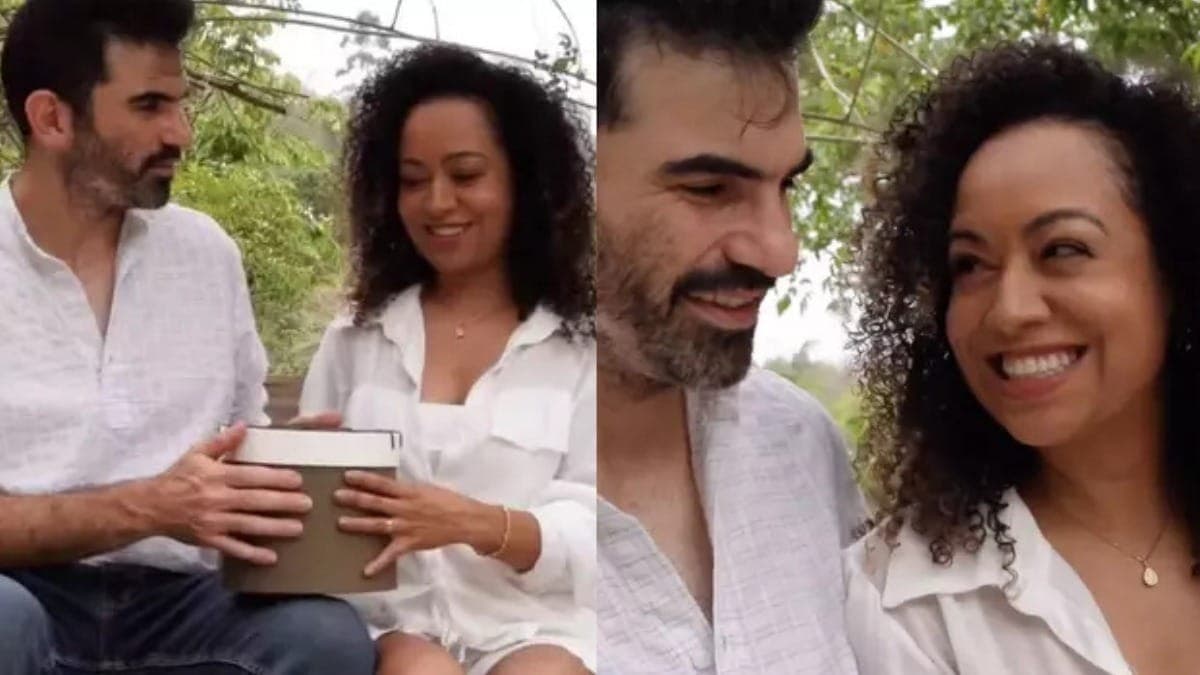 Aretha Oliveira e Sebastian Goldberg