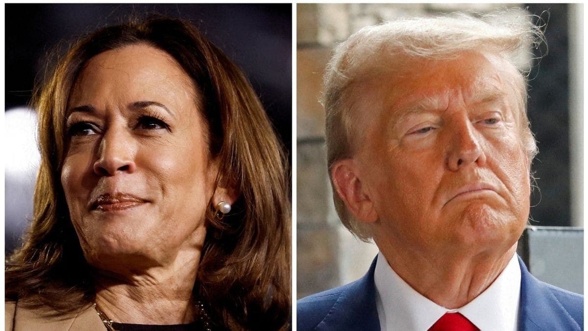 Kamala Harris and Donald Trump