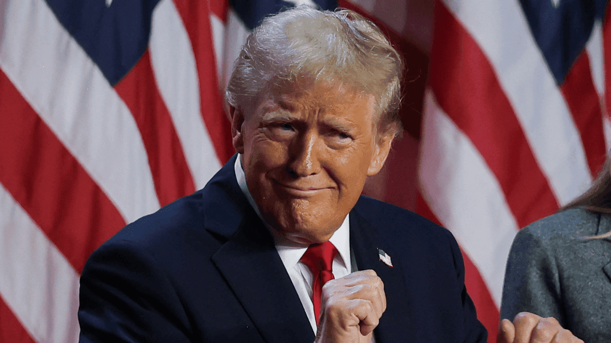 Donald Trump durante discurso na Flórida, EUA