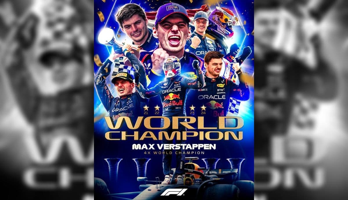 Max Verstappen é tetracampeão da Fórmula 1