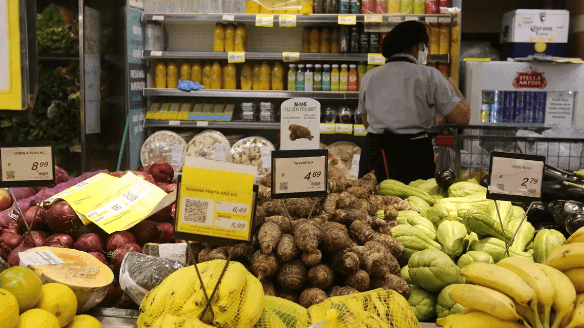 A alimentação no domicílio subiu 1,07%