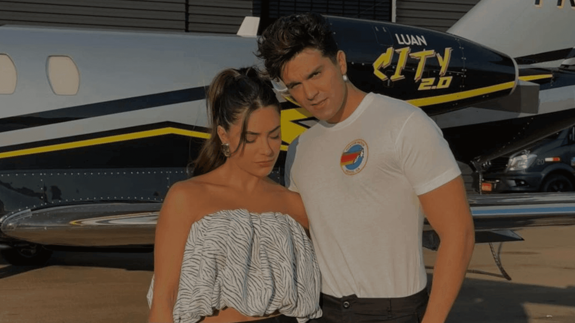 Jade Magalhães e Luan Santana