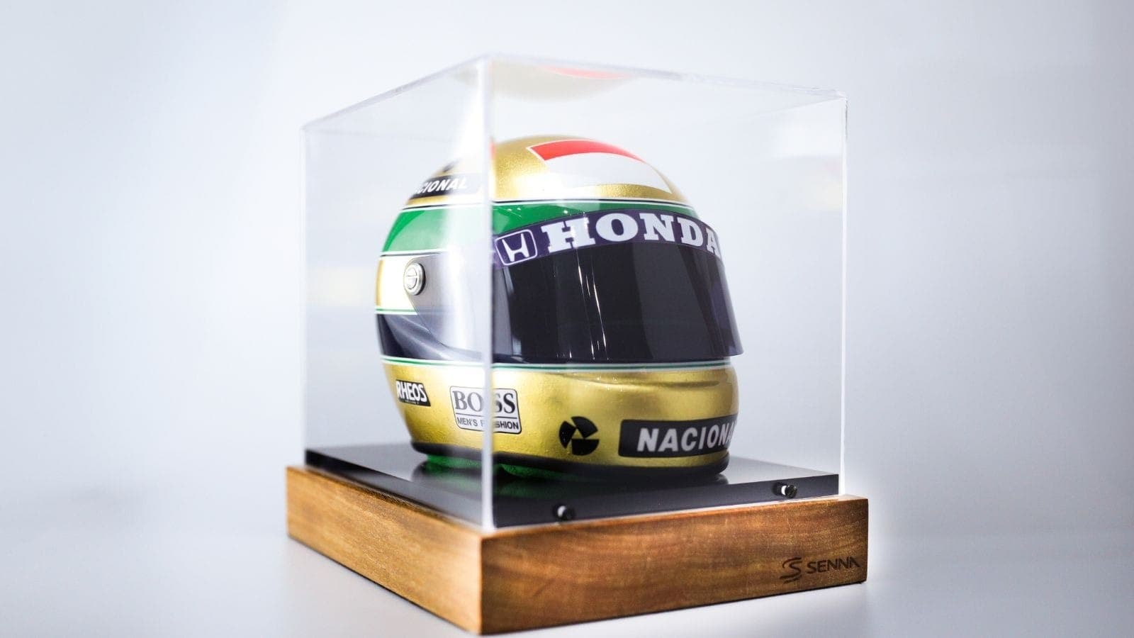 Mini capacete de Ayrton Senna