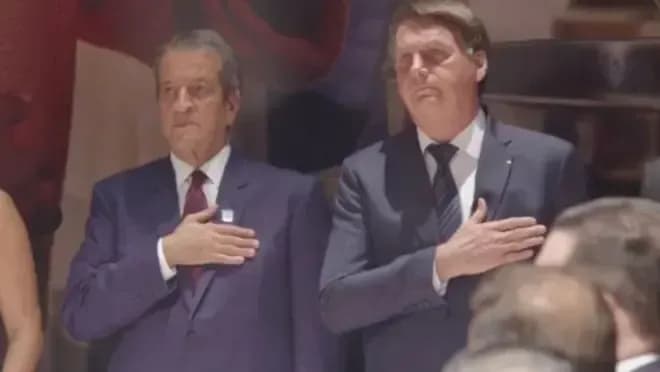 Valdemar Costa Neto e Bolsonaro