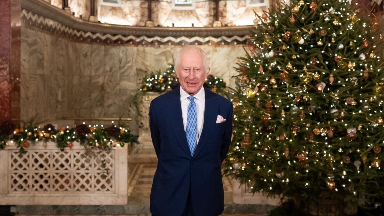 Charles III em pronunciamento