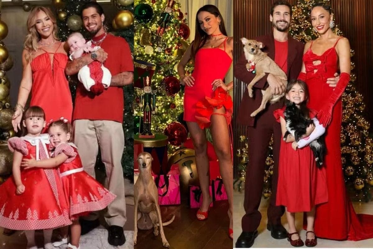 Veja como foi o Natal dos famosos em 2024