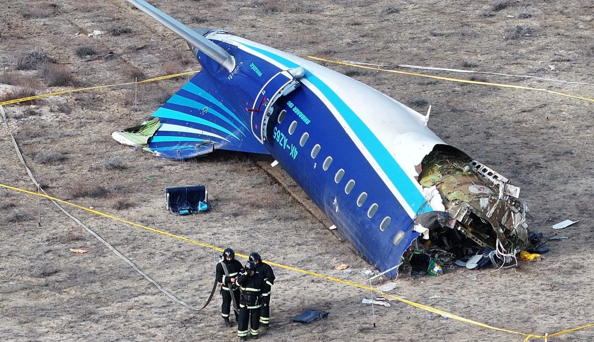 Avião da Embraer caiu no Cazaquistão 