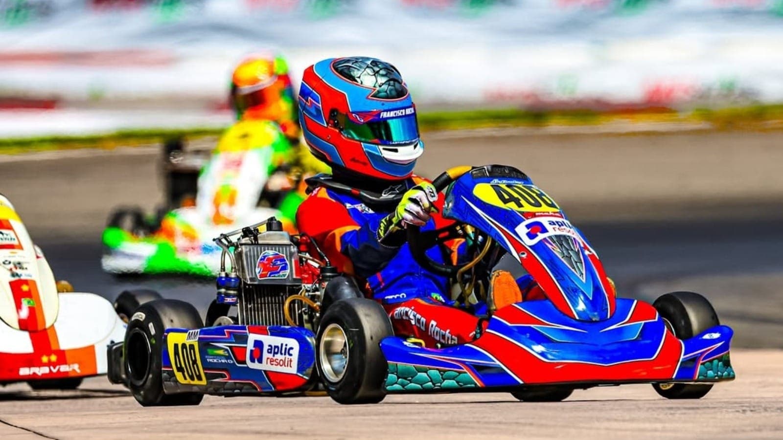 Francisco Rocha foi destaque no kart brasileiro em 2024
