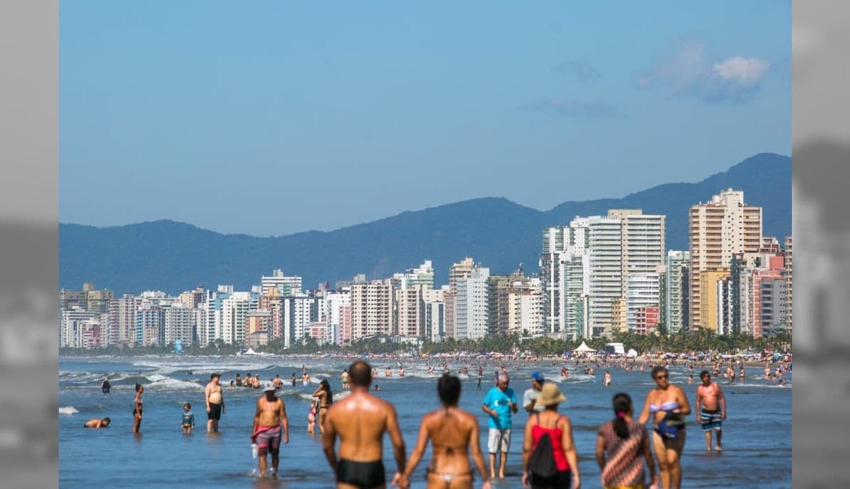 Praia Grande, no litoral de São Paulo