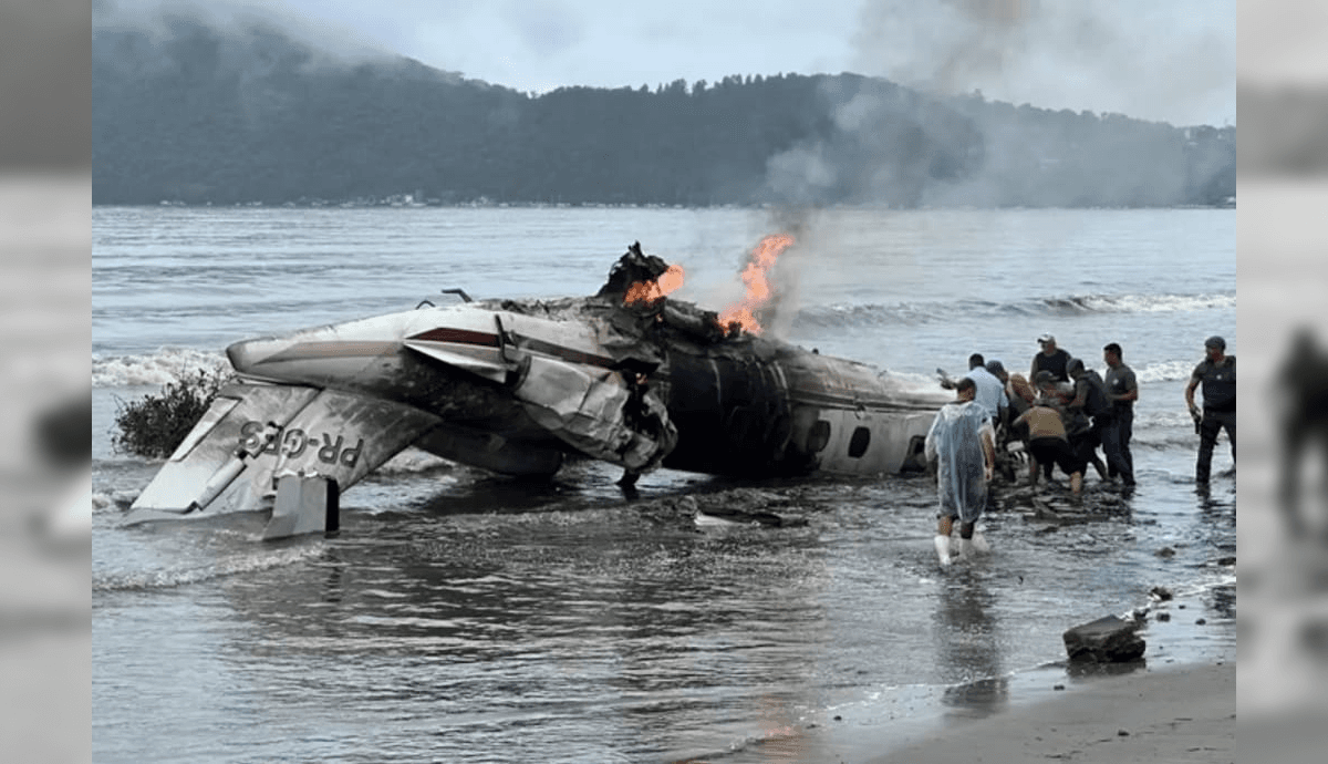 Avião caiu e Ubatuba 