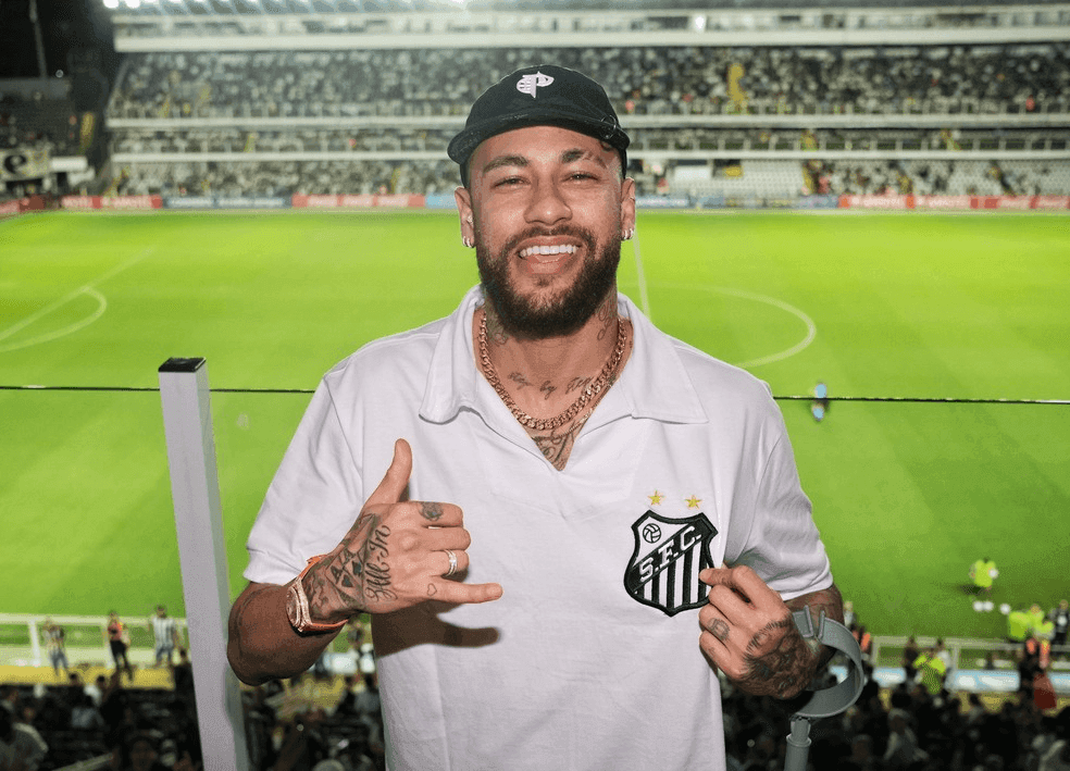 Neymar está de volta ao Santos
