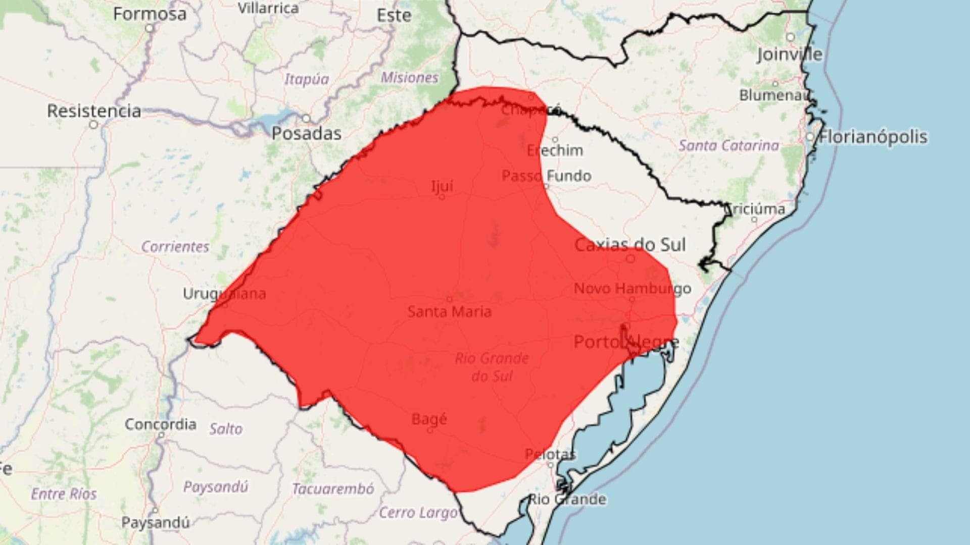 Onda de calor atinge o Rio Grande do Sul