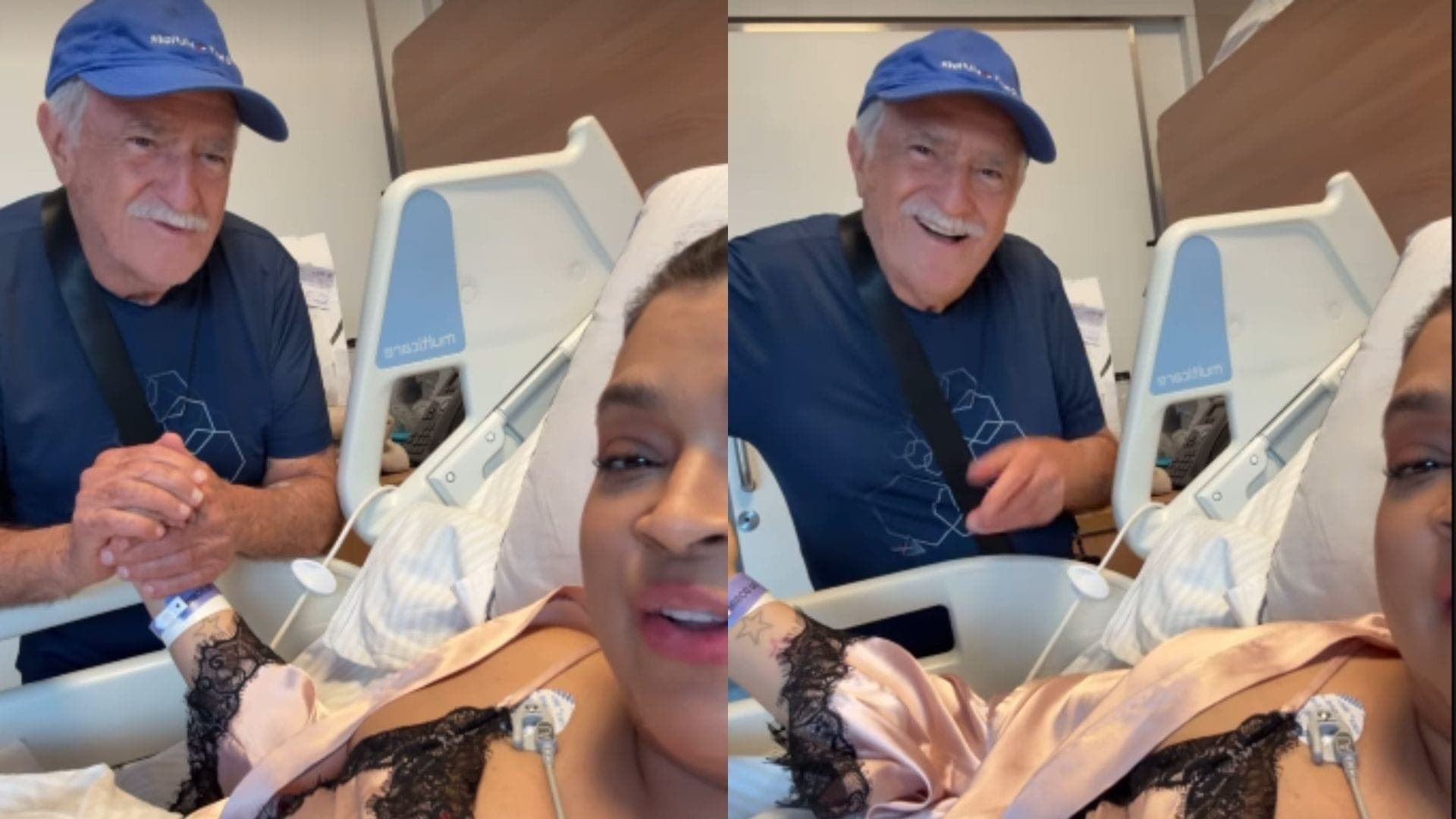 Ary Fontoura visitou Preta Gil no hospital