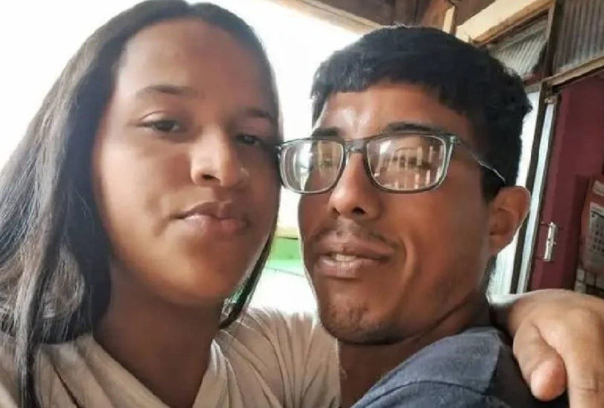 Casal vítima de enxurrada 