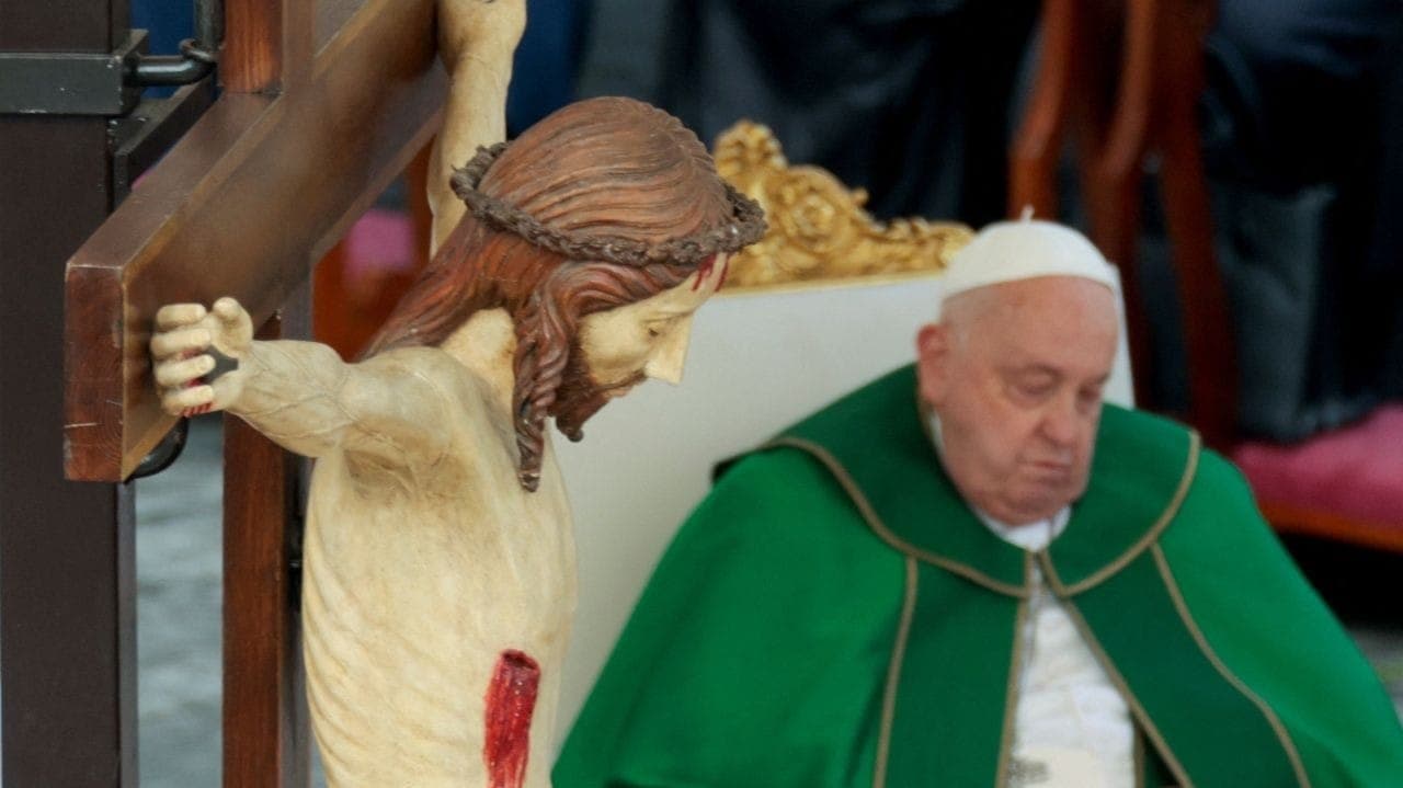 Papa durante cerimônia no Vaticano