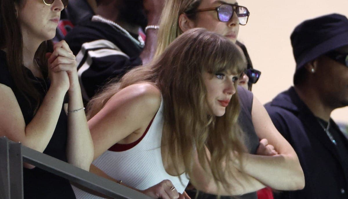 Taylor Swift durante o Super Bowl